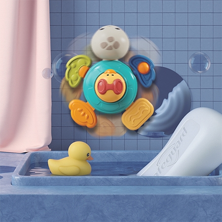 BabyOno Have Fun Turtle brinquedo com ventosa