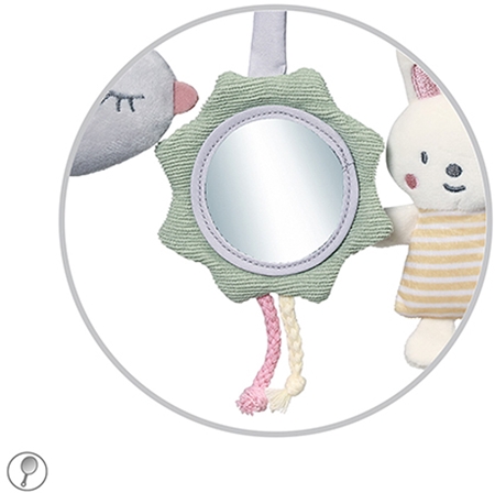 BabyOno Have Fun Nature contrast hanging toy