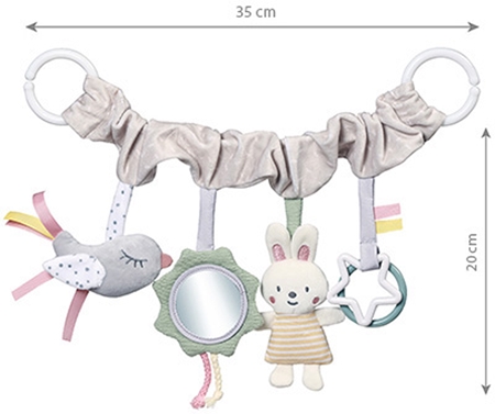 BabyOno Have Fun Nature contrast hanging toy