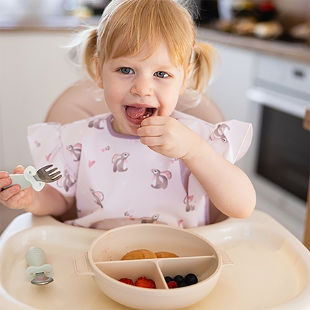 BabyOno Be Active Stainless Steel Spoon and Fork μαχαιροπίρουνο για παιδιά
