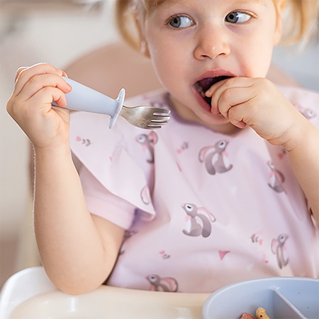 BabyOno Be Active Stainless Steel Spoon and Fork μαχαιροπίρουνο για παιδιά