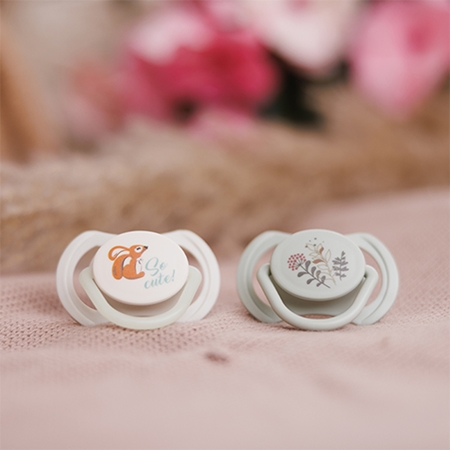 BabyOno Take Care Symmetrical Silicone Soothers dummy