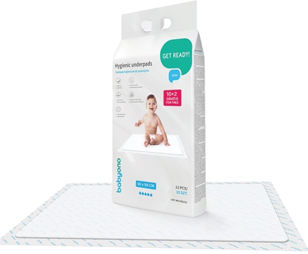 BabyOno Get Ready Hygienic Underpads disposable changing mats