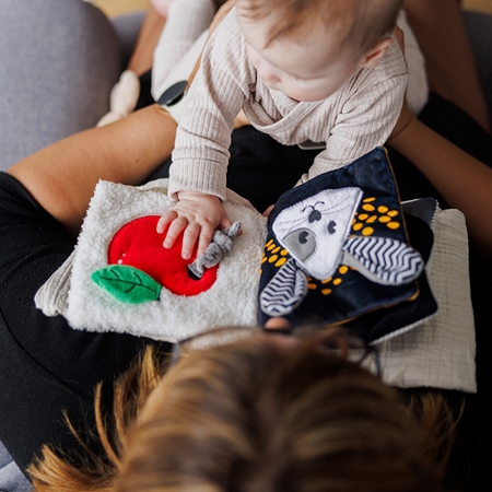BabyOno Mouse kontrastinga mokomoji knyga