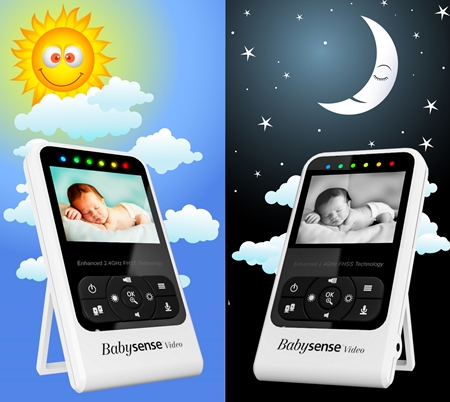 Babysense Video Baby Monitor V24R videopestúnka