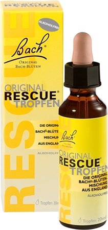 Bach® Flower Remedies RESCUE® kapky pro úlevu od stresu a emoční komfort