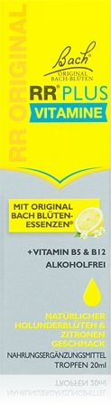 Bach® Flower Remedies RR® Plus vitamine kapky pro podporu duševní rovnováhy