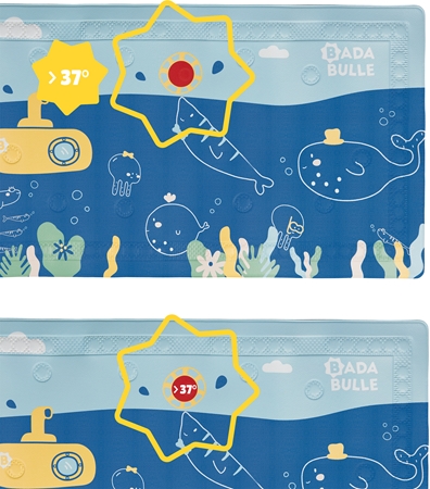 Badabulle Bath Mat alfombrilla antideslizante con sensor térmico