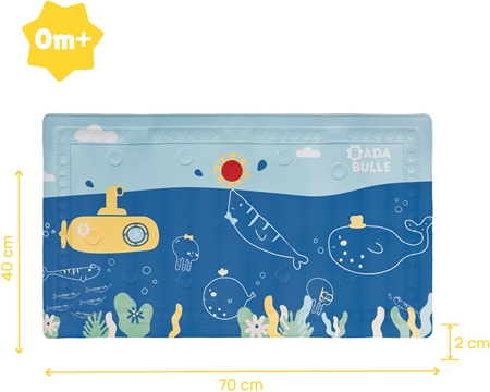 Badabulle Bath Mat alfombrilla antideslizante con sensor térmico
