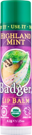 Badger Classic Highland Mint balzam za ustnice
