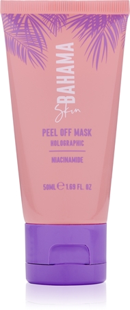 Bahama Skin Holographic mascarilla limpiadora peel-off con niacinamida