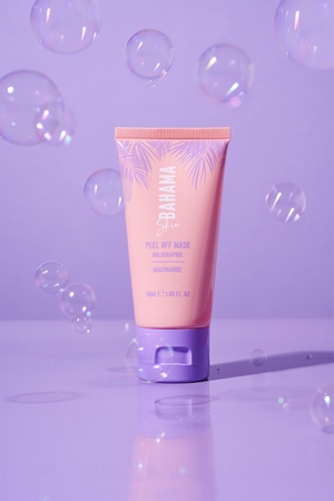 Bahama Skin Holographic mascarilla limpiadora peel-off con niacinamida
