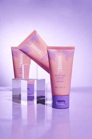 Bahama Skin Holographic mascarilla limpiadora peel-off con niacinamida