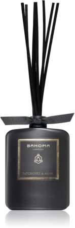 Bahoma London Obsidian Black Collection Patchouli & Musk Aroma diffúzor töltettel