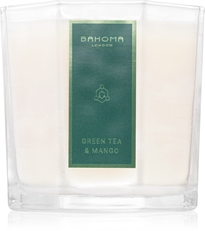 Bahoma London Octagon Collection Green Tea & Mango αρωματικό κερί