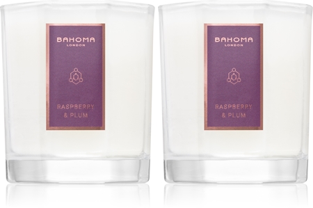 Bahoma London Octagon Collection Raspberry & Plum gift set