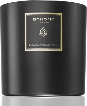 Bahoma London Obsidian Black Collection Black Sandalwood illatgyertya