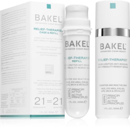 Bakel Relief-Therapist Case & Refill sérum hidratante e apaziguador + recarga