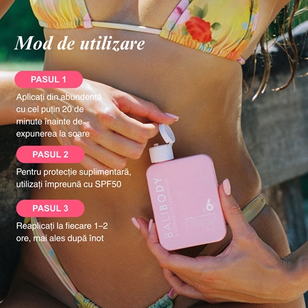 Bali Body Watermelon Tanning Oil ulei pentru plaja SPF 6
