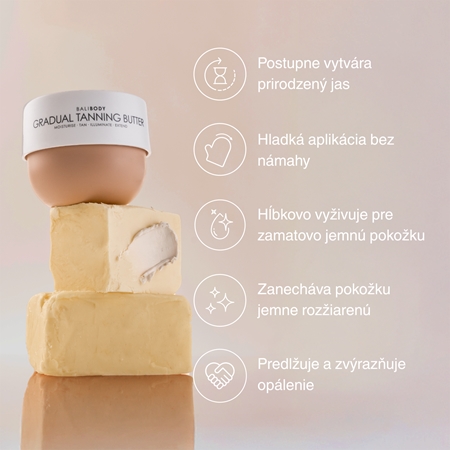 Bali Body Gradual Tanning Butter maslo so samoopaľovacím účinkom