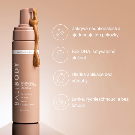 Bali Body Bronzing Instant Tanning Mousse samoopalovací pěna