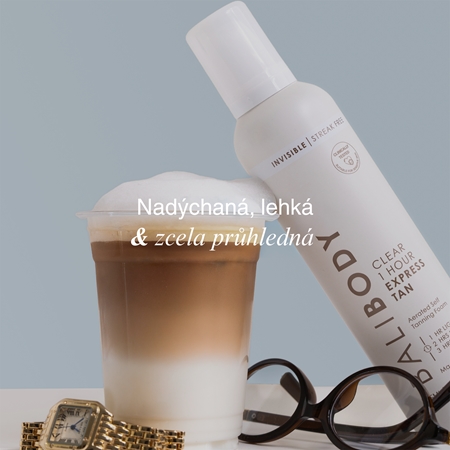 Bali Body Clear Express Tan transparentní samoopalovací pěna