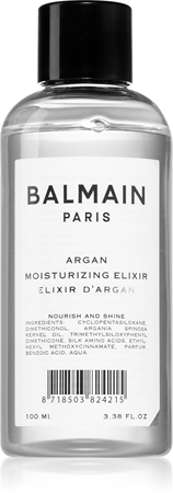 Balmain Hair Couture Argan olajos elixír a csillogó és sima hajért