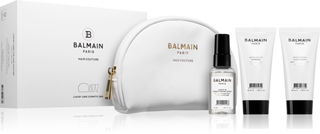 Balmain Hair Couture White Cosmetic Care Bag Gift Set for women