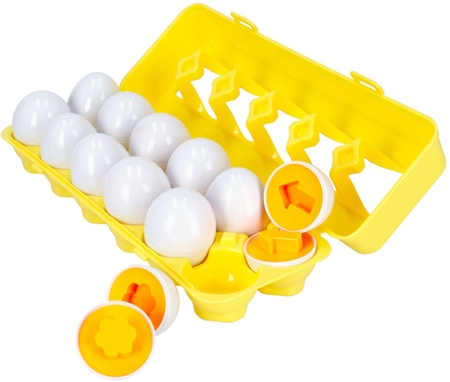 Bam-Bam Egg Shape Sorter Set aktivity vkládačka