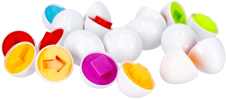 Bam-Bam Egg Shape Sorter Set aktivity vkládačka