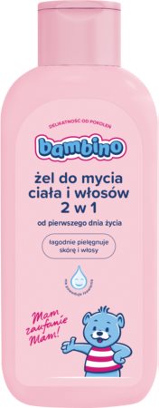 Bambino Baby Body & Hair 2-i-1 schampo och rengörings-gel  för barn från födseln