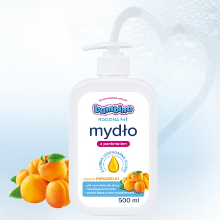 Bambino Family Hand Soap Mirabelle απαλό υγροσάπουνο για τα χέρια