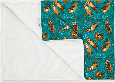 Bamboolik Washable Changing Pad Otters in Love пеленальна підкладка