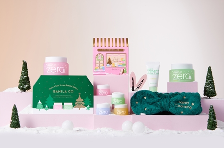 Banila Co. clean it zero Pink Wonderland Special Set joululahjasetti täydelliseen ihonpuhdistukseen
