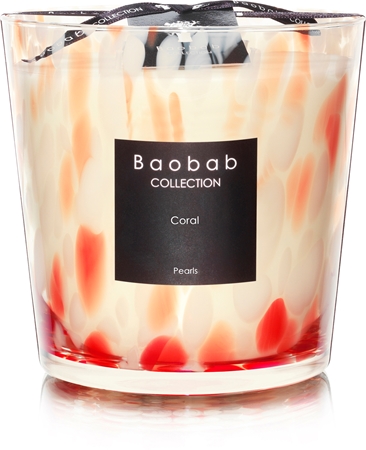 Baobab Collection Pearls Coral Duftkerze