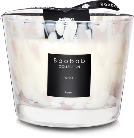 Baobab Collection Pearls White candela profumata