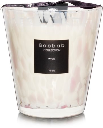 Baobab Pearls White vonná svíčka