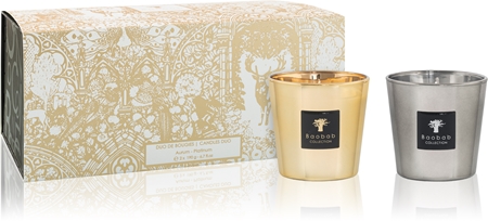 Baobab Collection Aurum & Platinum Les Exclusives Duo Candle Box Gift Set