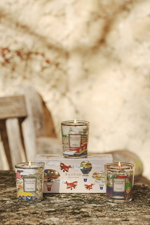 Baobab Collection Trio Travel Candles scented candle gift set
