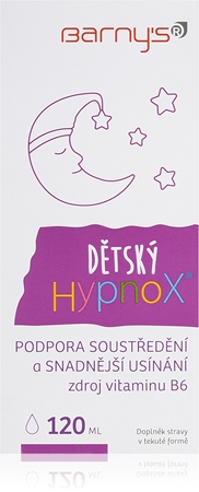 Barny's HypnoX Detský upokojujúci sirup sirup pri ťažkostiach so spánkom a zaspávaním