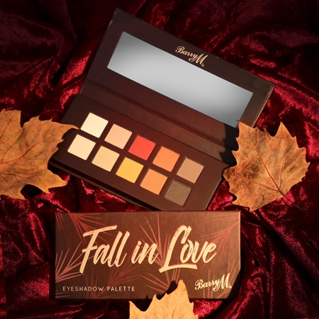 Barry M Fall in Love paletka očných tieňov so zrkadielkom