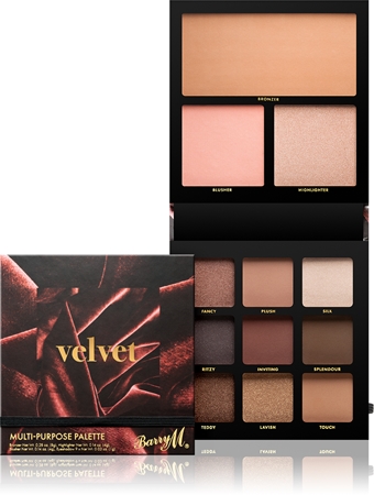 Barry M Velvet multifunkčná paleta na tvár a oči