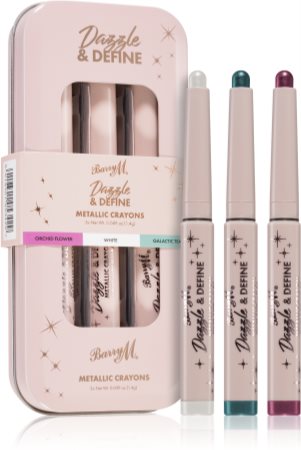 Barry M Dazzle & Define metallic eyeliner economy pack