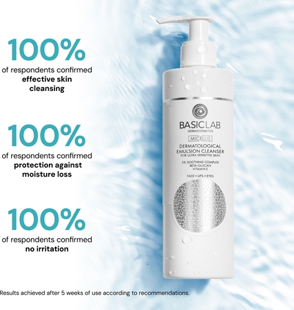 BasicLab Dermocosmetics Micellis gentle cleansing emulsion for very sensitive skin