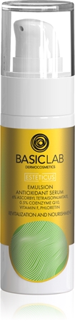 BasicLab Dermocosmetics Esteticus émulsion revitalisante visage aux effets antioxydants