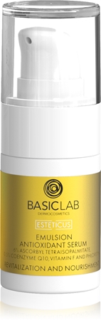 BasicLab Dermocosmetics Esteticus emulsione rivitalizzante viso con effetto antiossidante