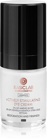 BasicLab Dermocosmetics Aminis vyhlazující a zpevňující oční krém na noc