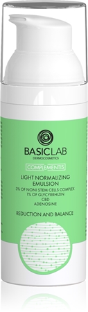 BasicLab Dermocosmetics Complementis ελαφρύ ενυδατικό γαλάκτωμα για λιπαρή και προβληματική επιδερμίδα