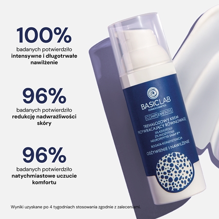 BasicLab Dermocosmetics Complementis równoważący krem nawilżający odżywczy krem regenerujący