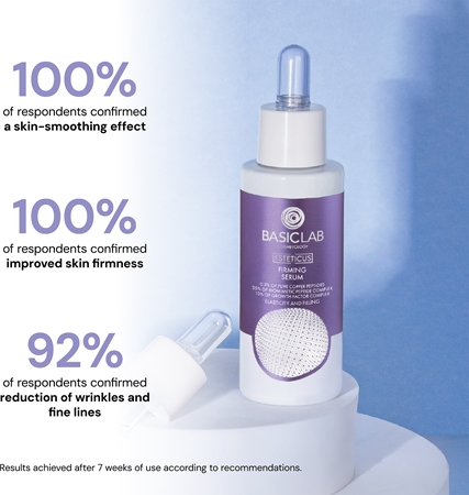 BasicLab Cosmetology Esteticus sérum raffermissant intense pour augmenter l’élasticité de la peau
